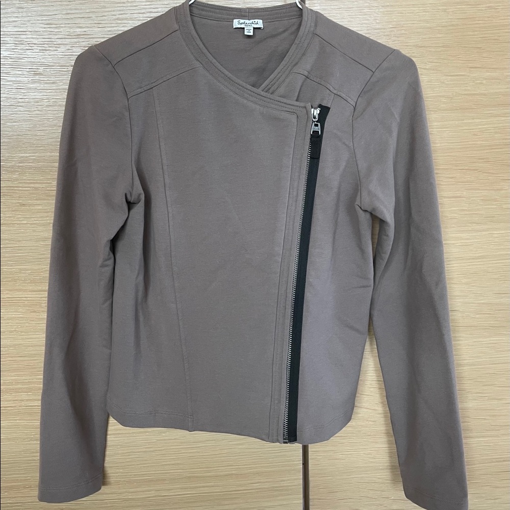 Fabulous yet functional knit moto style jacket